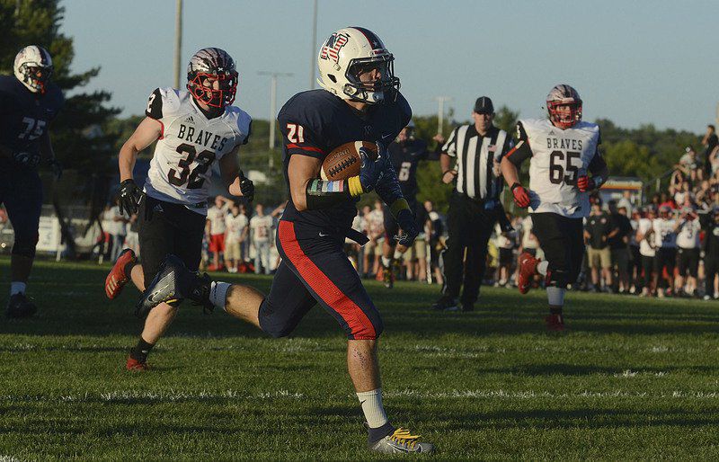 Braves beat Patriots to stay unbeaten